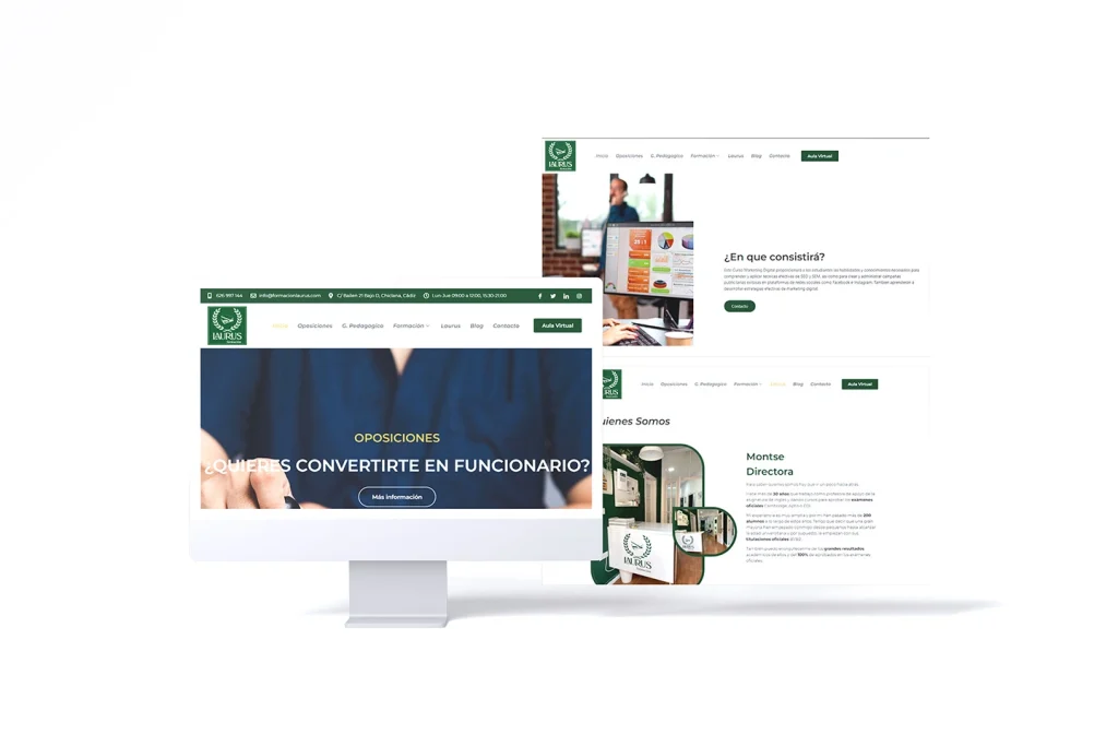 página web laurus visionado ordenador