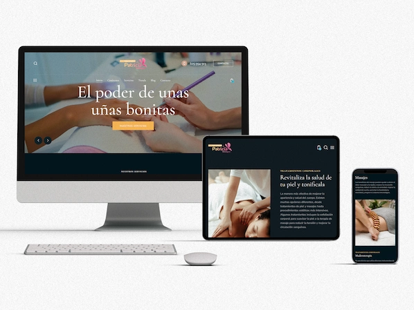 mockup salon de belleza