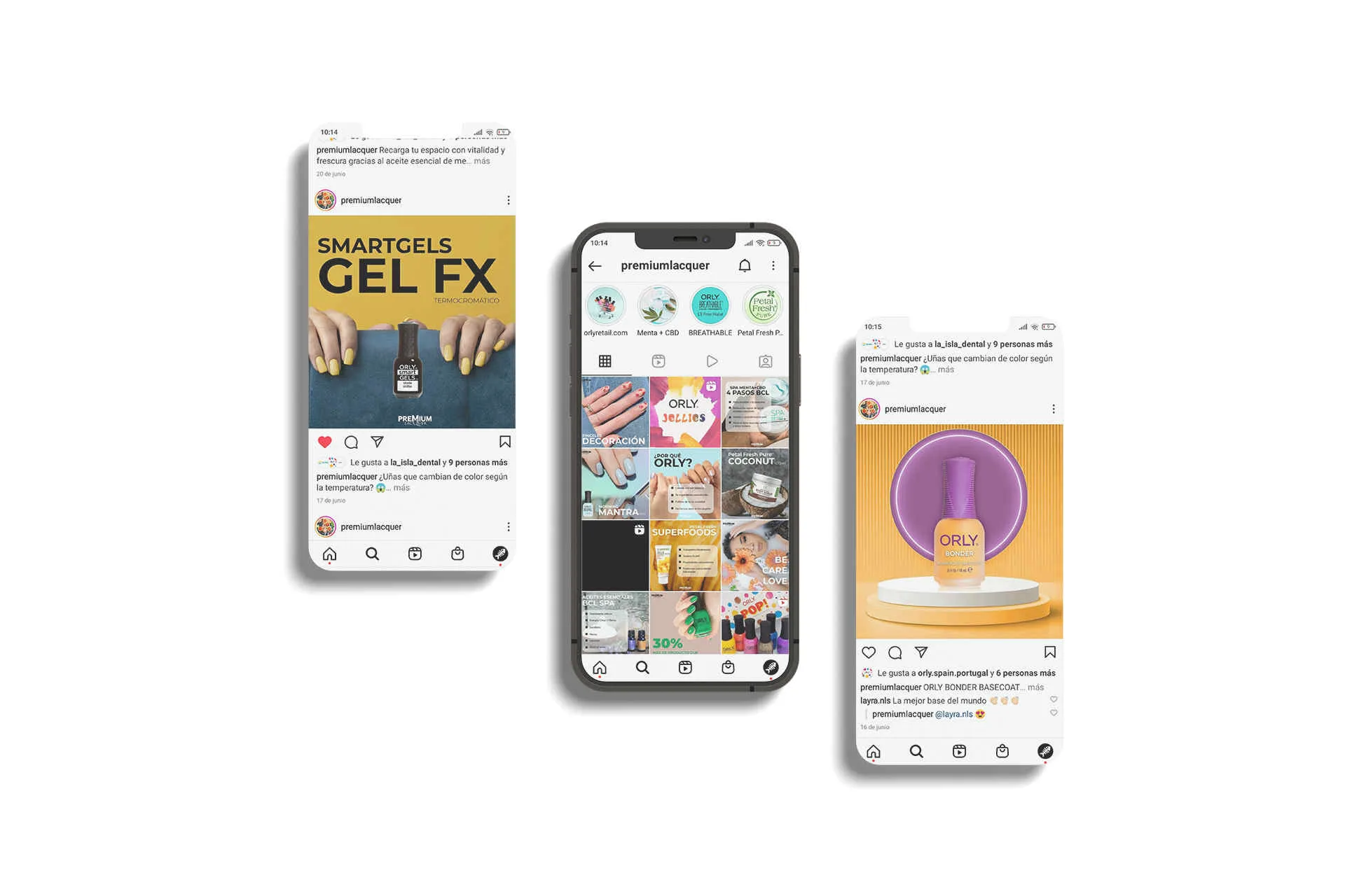 visionado redes sociales premium lacquer