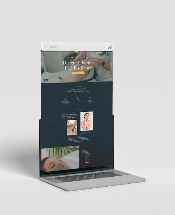 web salon de belleza